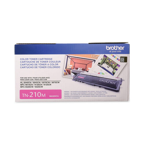 Image of Brother Tn210M Toner, 1,400 Page-Yield, Magenta