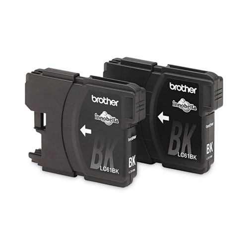 Image of Brother Lc612Pks Innobella Ink, 450 Page-Yield, Black, 2/Pack