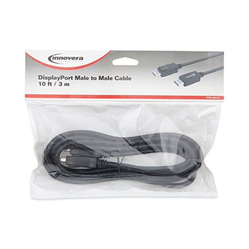 Image of Innovera® Displayport Cable, 10 Ft, Black