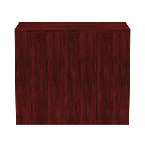 Image of Alera® Valencia Series Lateral File, 2 Legal/Letter-Size File Drawers, Mahogany, 34" X 22.75" X 29.5"