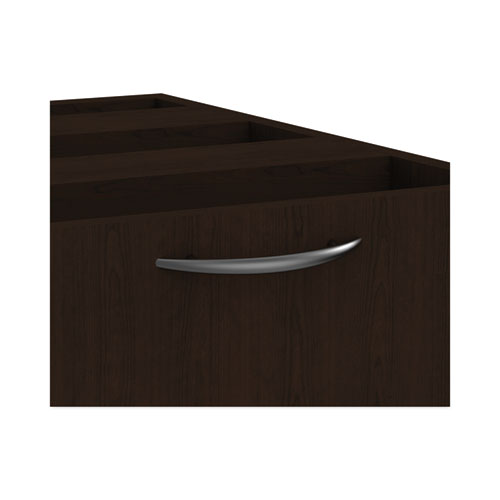 Image of Alera® Valencia Series Full Pedestal File, Left/Right, 3-Drawers: Box/Box/File, Legal/Letter, Espresso, 15.63" X 20.5" X 28.5"