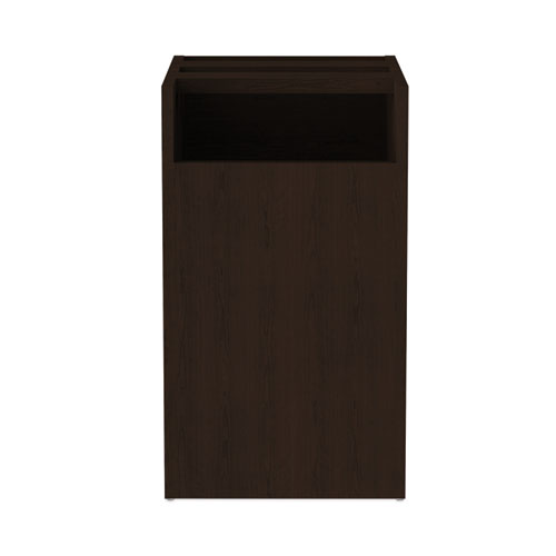 Image of Alera® Valencia Series Full Pedestal File, Left Or Right, 2 Legal/Letter-Size File Drawers, Espresso, 15.63" X 20.5" X 28.5"