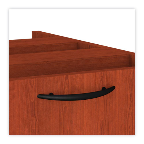Image of Alera Valencia Series Hanging Pedestal File, Left/Right, 2-Drawer: Box/File, Legal/Letter, Cherry, 15.63 x 20.5 x 19.25