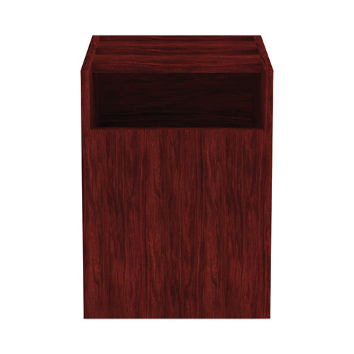 Image of Alera® Valencia Series Hanging Pedestal File, Left/Right, 2-Drawers: Box/File, Legal/Letter, Mahogany, 15.63" X 20.5" X 19.25"