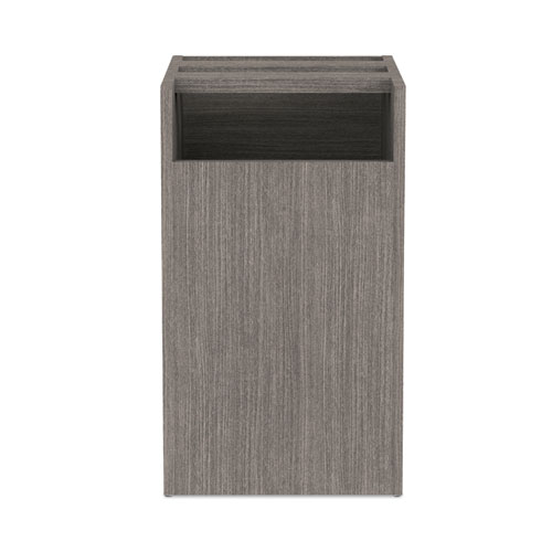 Image of Alera® Valencia Series Full Pedestal File, Left Or Right, 2 Legal/Letter-Size File Drawers, Gray, 15.63" X 20.5" X 28.5"