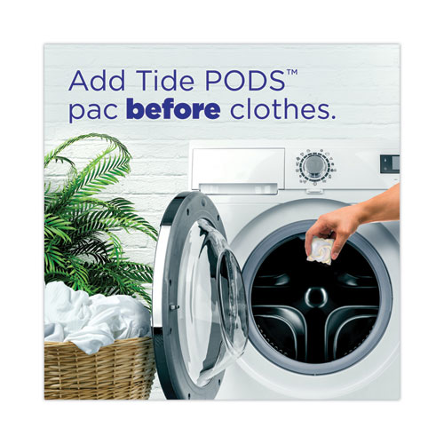 Image of Tide® Pods, Unscented, 81 Pods/Tub, 4 Tubs Carton