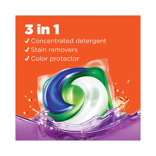 Image of Tide® Pods, Spring Meadow, 81 Pods/Tub, 4 Tubs/Carton