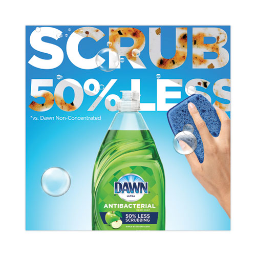 Image of Dawn® Ultra Antibacterial Dishwashing Liquid, Apple Blossom Scent, 38 Oz Bottle