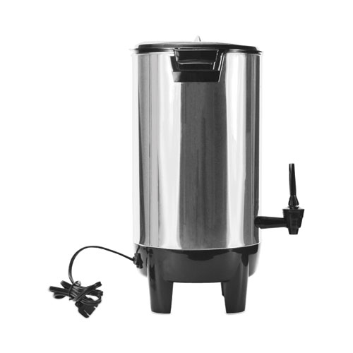 Image of Coffee Pro 30-Cup Percolating Urn, Stainless Steel