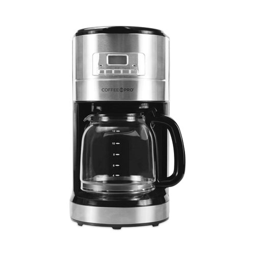 Image of Coffee Pro Home/Office Euro Style Coffee Maker, Stainless Steel
