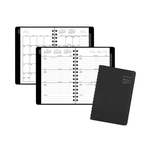 Contemporary Academic Planner, 8 x 4.88, Black Cover, 12-Month (July to June): 2022 to 2023