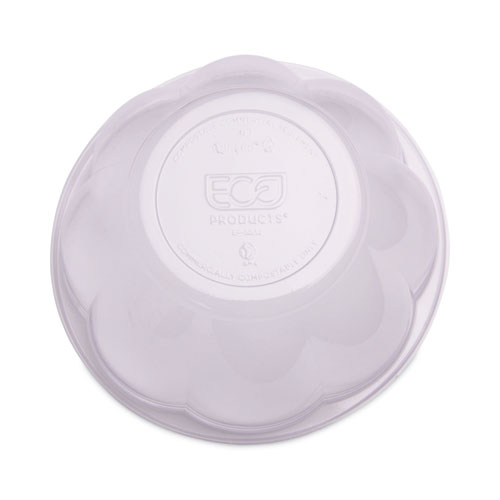 Image of Eco-Products® Renewable And Compostable Containers, 18 Oz, 5.5" Diameter X 2.3"H, Clear, Plastic, 150/Carton