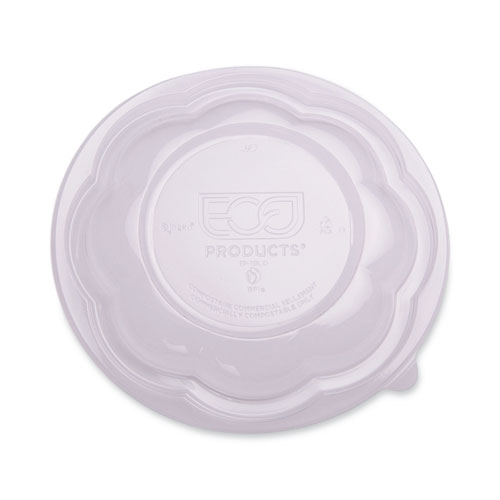 Image of Eco-Products® Renewable And Compostable Salad Bowls With Lids, 24 Oz, Clear, Plastic, 50/Pack, 3 Packs/Carton