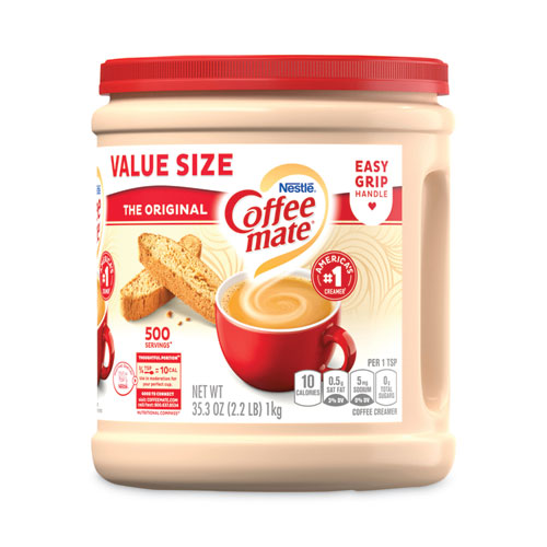 Image of Coffee Mate® Powdered Creamer Value Size, Original, 35.3 Oz Canister, 6/Carton