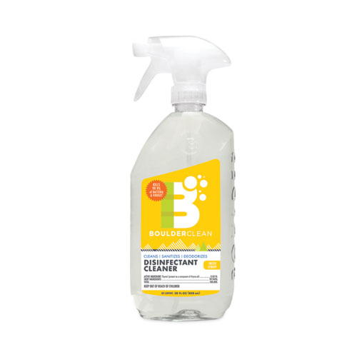 Image of Disinfectant Cleaner, Lemon Scent, 28 oz Bottle