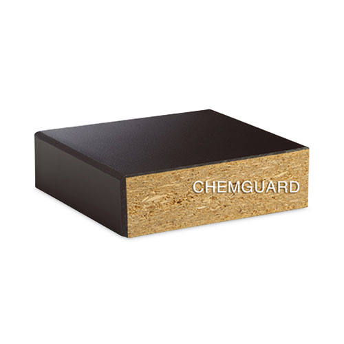Classroom Science Table, 60w x 24d x 30h, Black ChemGuard High Pressure Laminate (HPL) Top, Oak Base