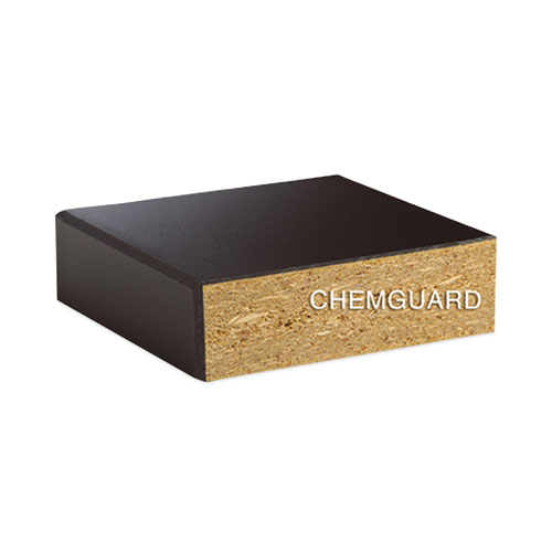 Classroom Science Table, 60w x 30d x 36h, Black ChemGuard High Pressure Laminate (HPL) Top, Oak Base