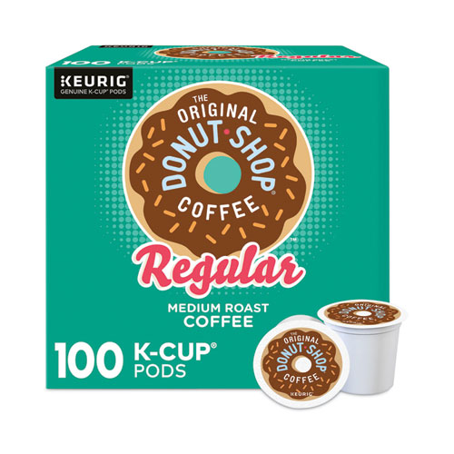 Image of The Original Donut Shop® Donut Shop Coffee K-Cups, Regular, 100/Carton, Ships In 1-3 Business Days