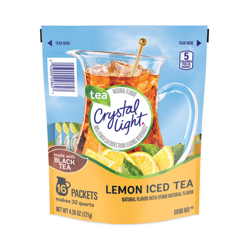 Flavored Drink Mix Pitcher Packs, Iced Tea, 0.14 oz Packets, 16 Packets/Pouch, 1 Pouch/Carton, Ships in 1-3 Business Days