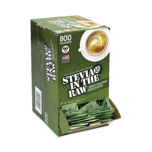 Image of Stevia In The Raw® Sweetener, 1 G Packet, 800 Packets/Box, Ships In 1-3 Business Days