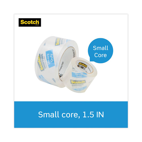 Image of Scotch® 3850 Heavy-Duty Packaging Tape With Dispenser, 1.5" Core, 1.88" X 66.66 Ft, Clear