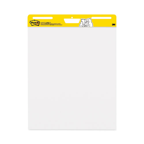 Vertical-Orientation Self-Stick Easel Pad Value Pack, Unruled, 25 x 30, White, 30 Sheets, 6/Carton