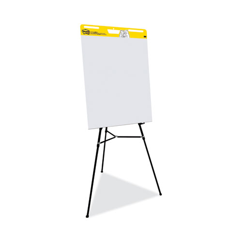 Vertical-Orientation Self-Stick Easel Pads, Quadrille Rule (1 sq/in), 25 x  30, White, 30 Sheets, 2/Carton - Office Express Office Products