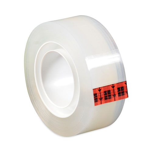 Image of Scotch® Transparent Tape, 1" Core, 0.75" X 83.33 Ft, Transparent, 6/Pack