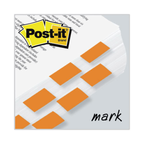 Image of Post-It® Flags Standard Page Flags In Dispenser, Orange, 50 Flags/Dispenser, 2 Dispensers/Pack
