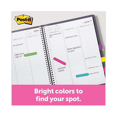 Image of Post-It® Flags Arrow 0.5" Page Flags, Four Assorted Bright Colors, 24/Color, 96 Flags/Pack
