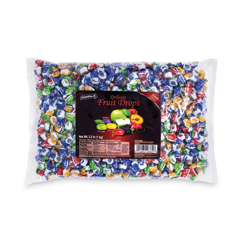 Delicate Fruit Drops Mini Fruit Filled Assortment, 2.2 lb Bag