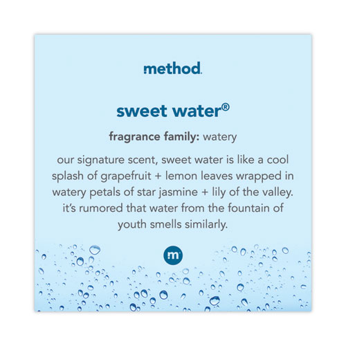 Image of Method® Gel Hand Wash Refill Tub, Sweetwater, 34 Oz Tub, 4/Carton