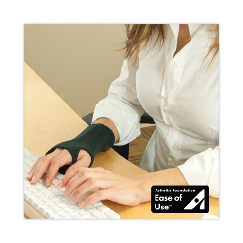 SmartGlove Wrist Wrap, Large, Fits Hands Up to 4.25" Wide, Black