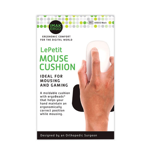 Le Petit Mouse Wrist Cushion, 4.25 x 2.5, Black