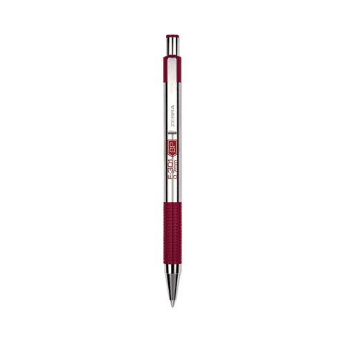 Image of Zebra® F-301 Ballpoint Pen, Retractable, Fine 0.7 Mm, Assorted Ink And Barrel Colors, 9/Pack