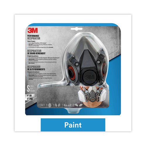 3M™ Half Facepiece Paint Spray/Pesticide Respirator, Large