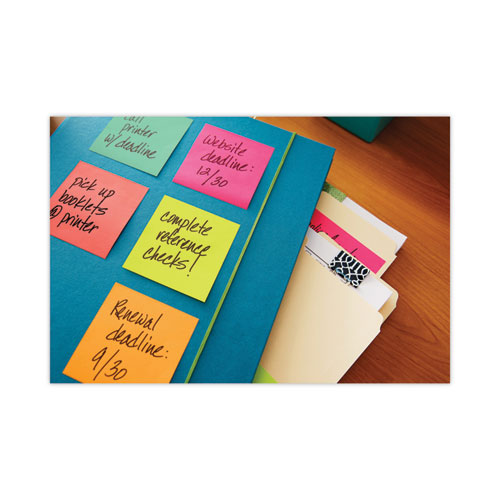 Image of Post-It® Notes Original Pads In Poptimistic Collection Colors, 3" X 3", 100 Sheets/Pad, 5 Pads/Pack