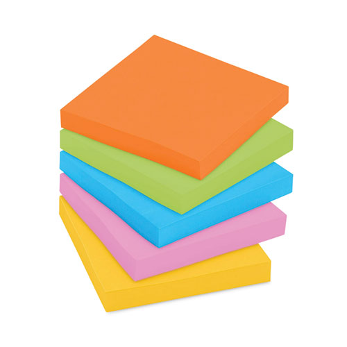 Image of Pads in Energy Boost Collection Colors, Cabinet Pack, 3" x 3", 70 Sheets/Pad, 24 Pads/Pack