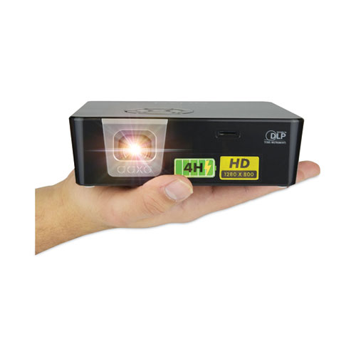 Image of Aaxa P6X Pico Projector, 1,100 Lm, 1280 X 800 Pixels