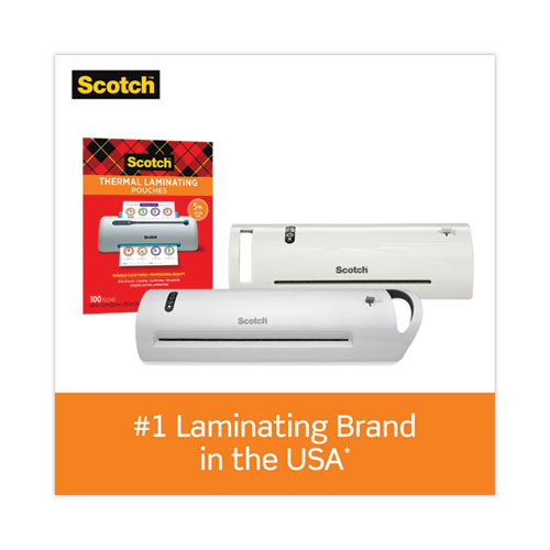 Image of Scotch™ Thermal Laminator Value Pack, Two Rollers, 9" Max Document Width, 5 Mil Max Document Thickness
