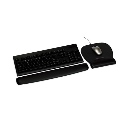 Image of 3M™ Antimicrobial Foam Keyboard Wrist Rest, 18 X 2.75, Black