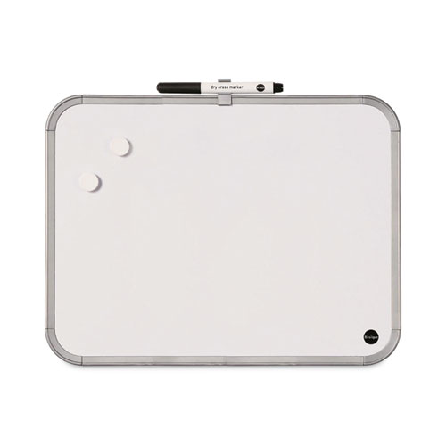 Image of Mastervision® Magnetic Dry Erase Board, 11 X 14, White Surface, White Plastic Frame