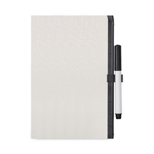 Image of Mastervision® Magnetic Dry Erase Board, 11 X 14, White Surface, Black Plastic Frame