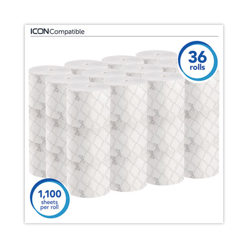 Image of Pro Small Core High Capacity/SRB Bath Tissue, Septic Safe, 2-Ply, White, 1,100 Sheets/Roll, 36 Rolls/Carton