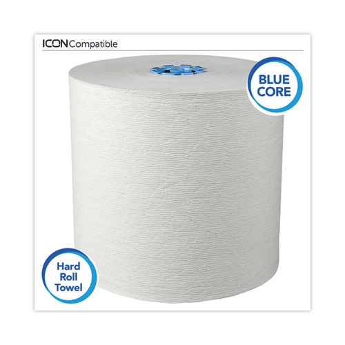 Pro Hard Roll Paper Towels with Absorbency Pockets, for Scott Pro Dispenser, Blue Core Only, 1-Ply, 7.5" x 900 ft, 6 Rolls/CT