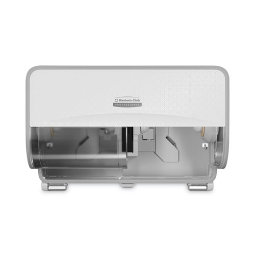 Kimberly-Clark Professional* Icon Coreless Standard Roll Toilet Paper Dispenser, 8.43 X 13 X 7.25, White Mosaic