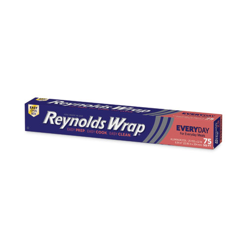 Image of Reynolds Wrap® Standard Aluminum Foil Roll, 12" X 75 Ft, Silver