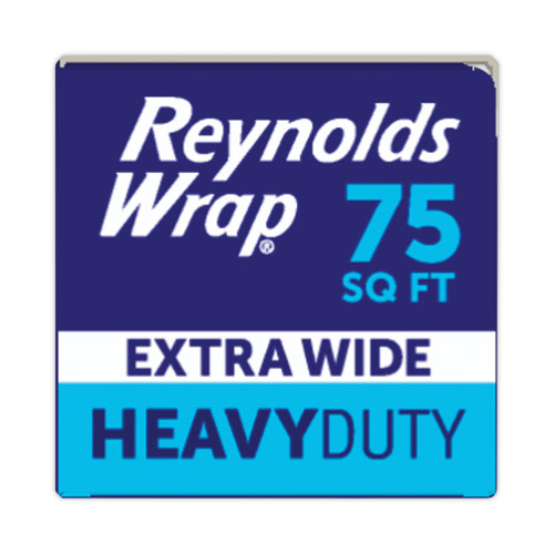Image of Reynolds Wrap® Heavy Duty Aluminum Foil Roll, 18" X 75 Ft, Silver