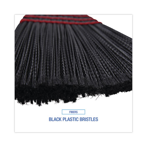 Image of Boardwalk® Maid Broom, Plastic Bristles, 54" Overall Length, Dozen