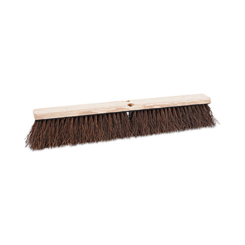 Boardwalk® Floor Brush Head, 3.25" Natural Palmyra Fiber Bristles, 24" Brush